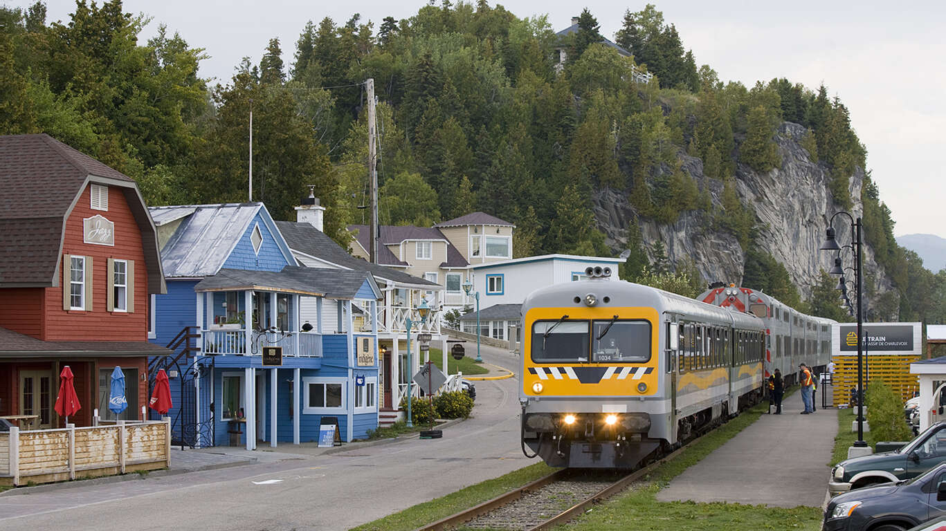 Voyage en train au Canada