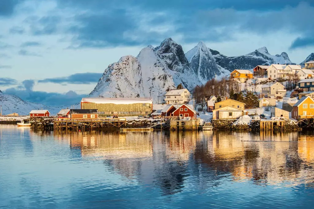 Les îles Lofoten en hiver