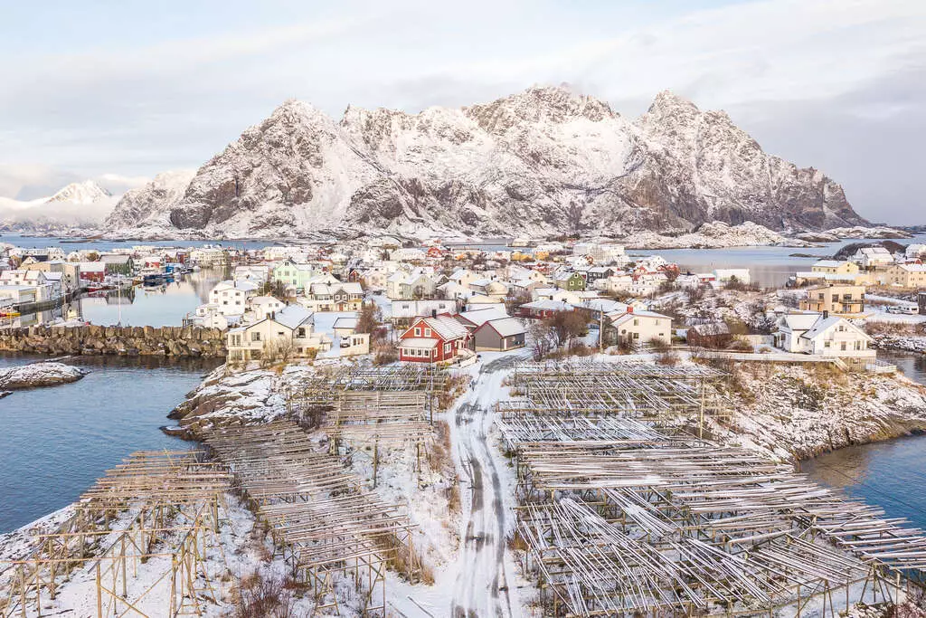 Les îles Lofoten en hiver